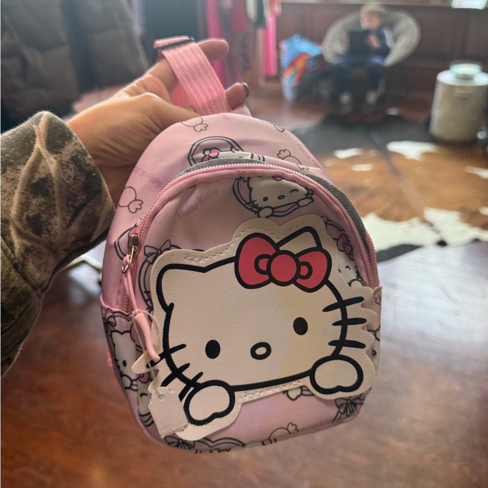 Hello Kitty Pink and White Kids Backpack